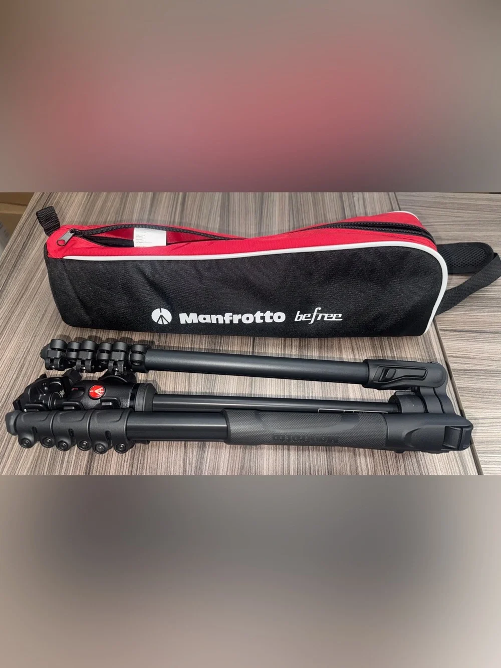 Manfrotto Befree Compact Black Tripod with Carry Case